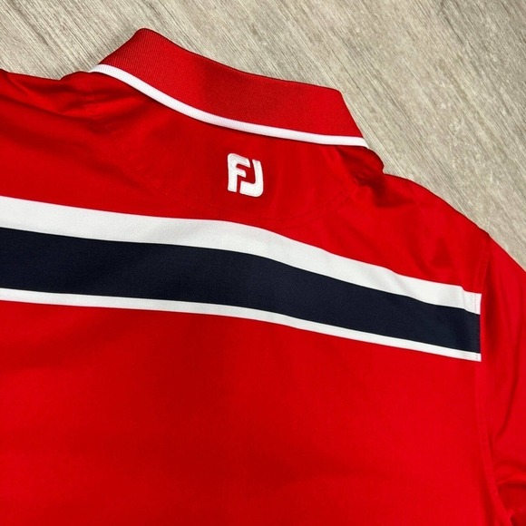 FootJoy Golf Polo Shirt Short Sleeve Men's L Rock Creek Cattle Company - Picture 7 of 7